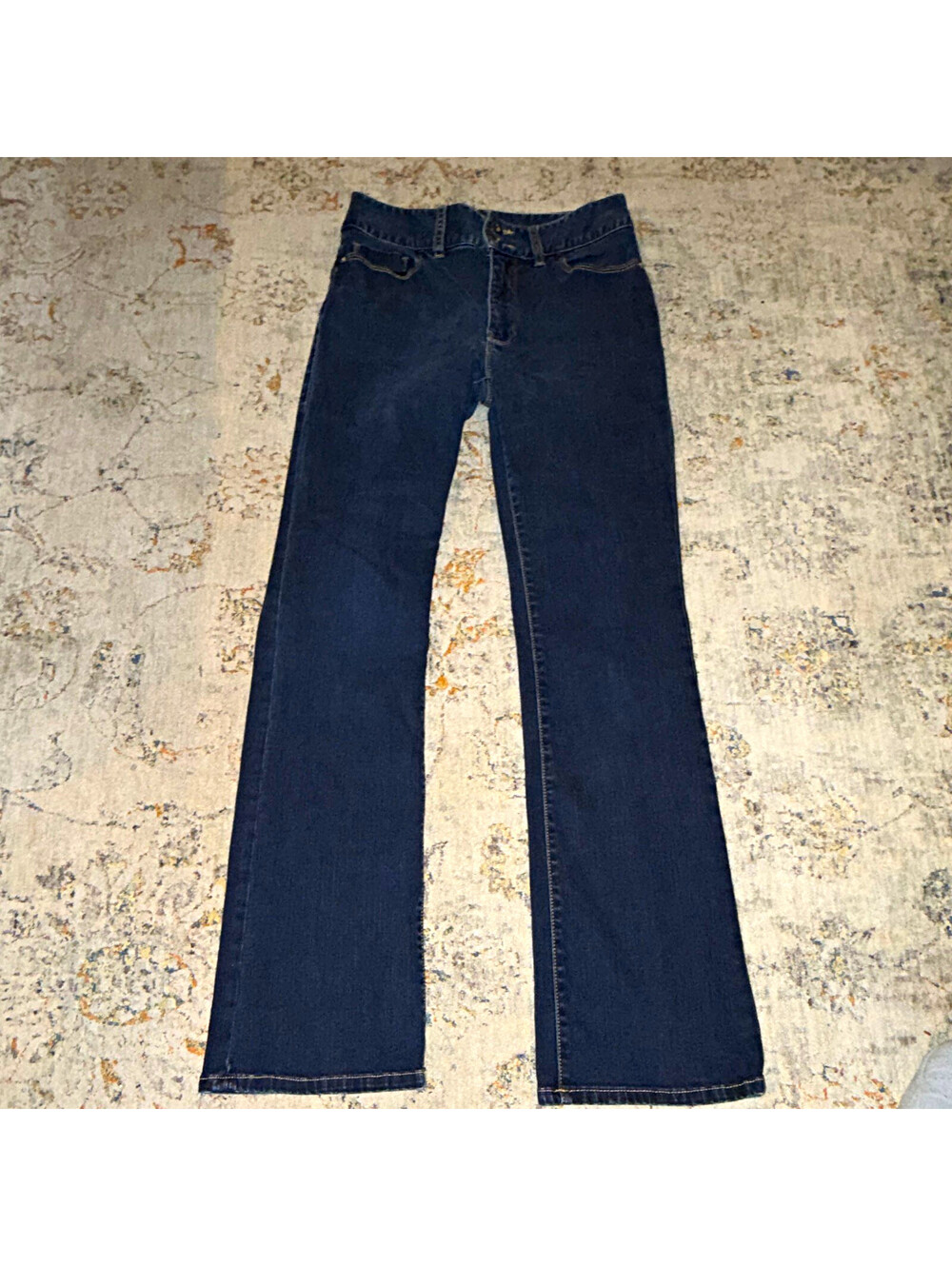 Boston Proper Women’s Bootcut Jeans Dark Wash Blue Stretch 5-Pocket Sz 6 A214